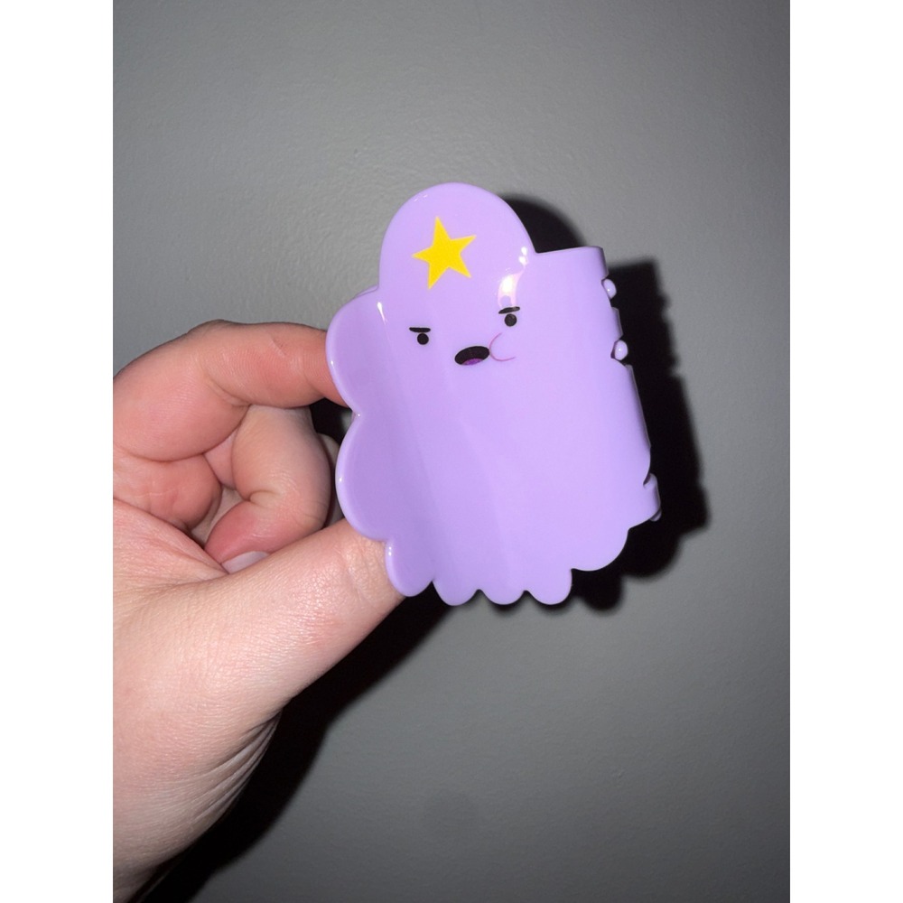 Adventure Time Lumpy Space Princess LSP Purple Hair Claw Clip Accessory